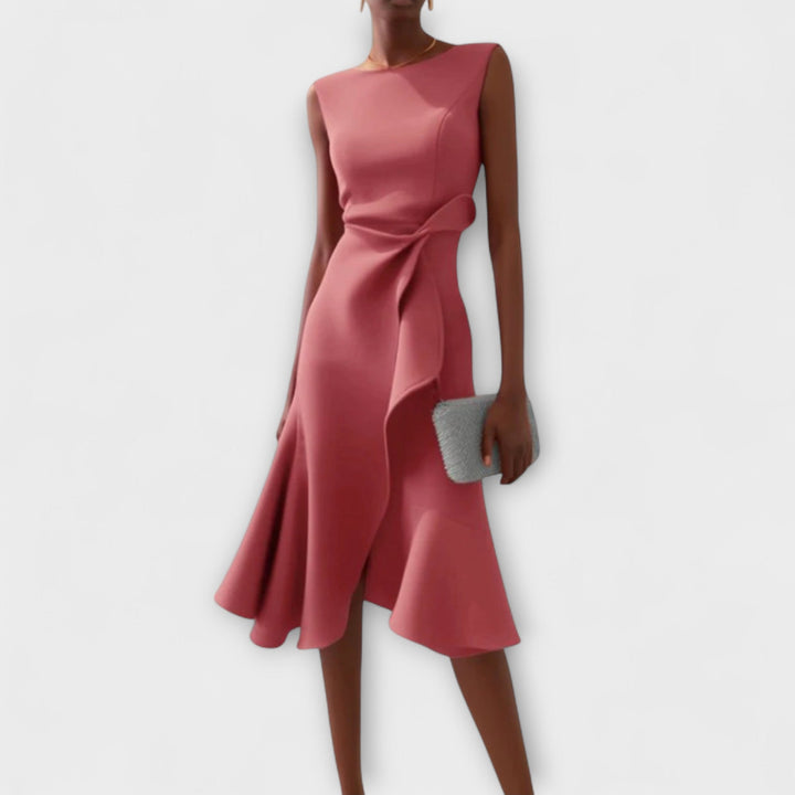 Aubrielle | Sophisticated Midi Dress