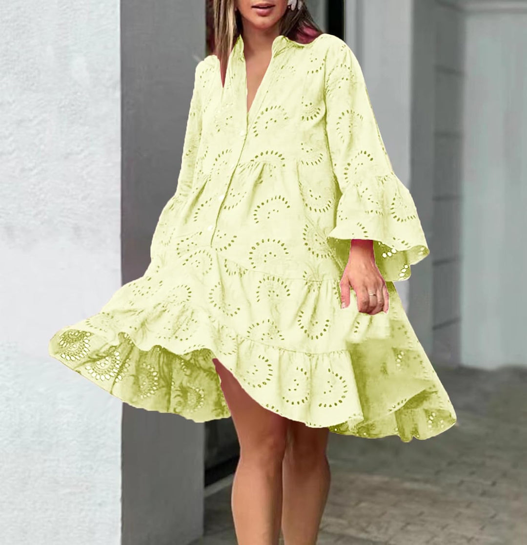 Belle - Eyelet Charm Dress