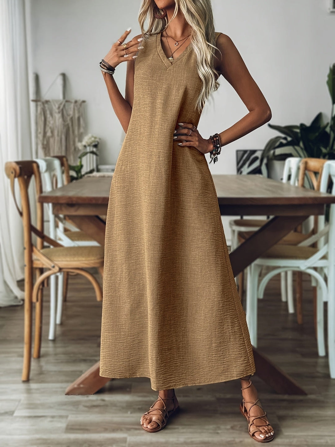Nina | Sleeveless Maxi Dress