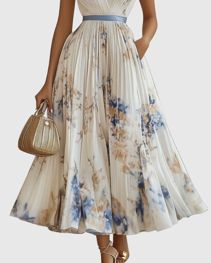Bryleigh | Elegant Pleated Maxi Dress