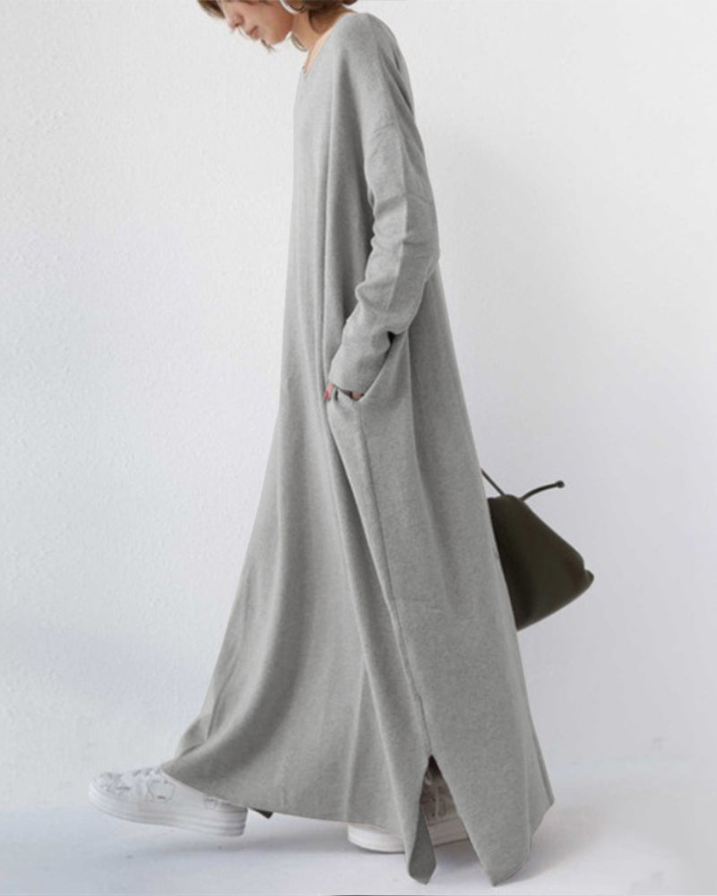 Marilyn | Elegant Casual V-Neck Dress
