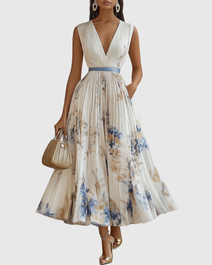 Bryleigh | Elegant Pleated Maxi Dress
