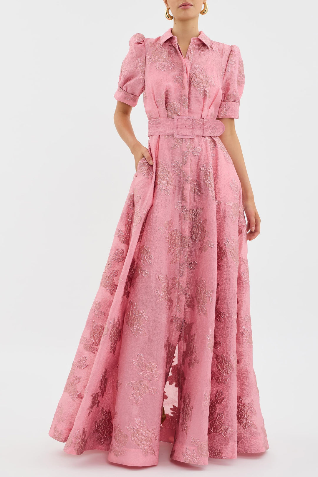Luna™ | Dress with Short Puff Sleeves