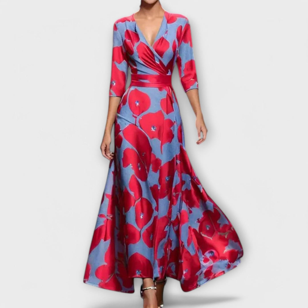 Sierra - Elegant Printed Dress