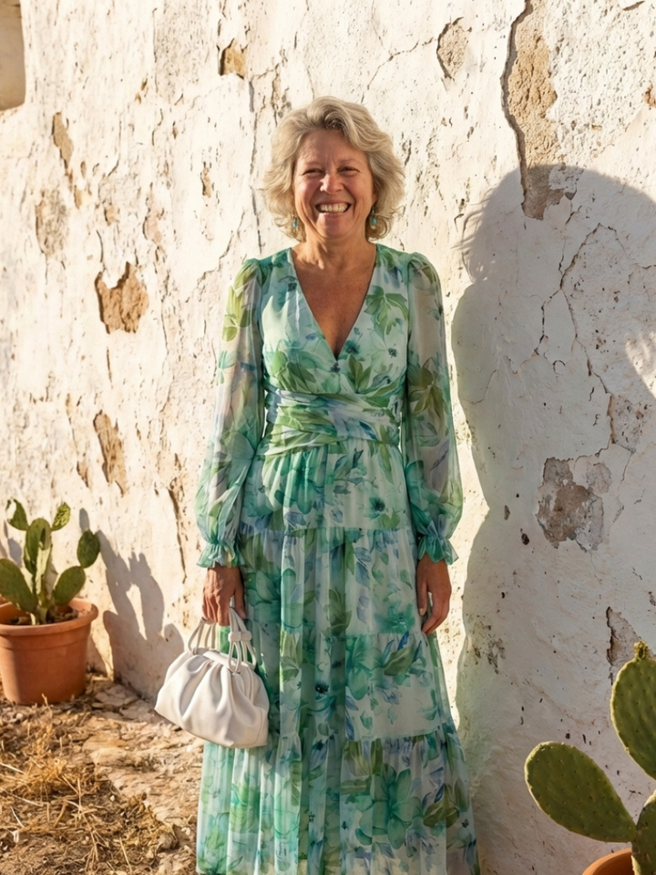 Lavinia | Long Sleeve Floral Maxi Dress