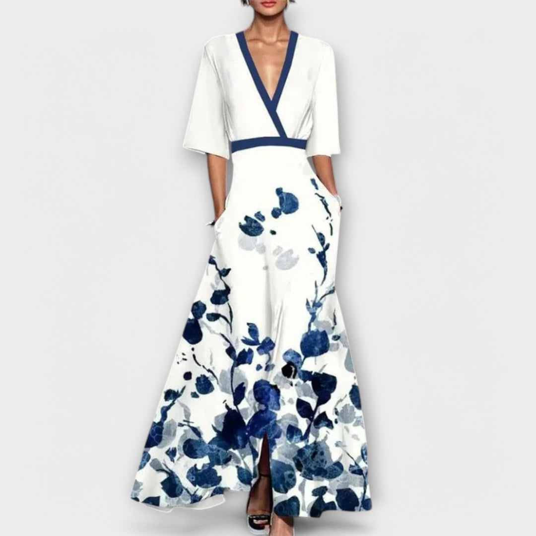Sierra - Elegant Printed Dress