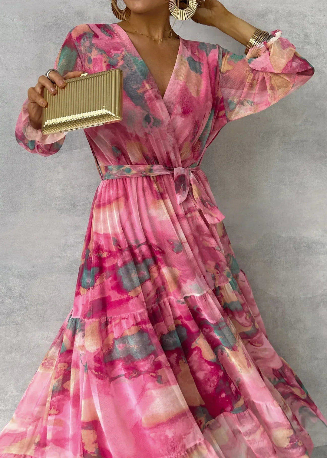 Eleanor™ | Wrap Dress with Floral Print