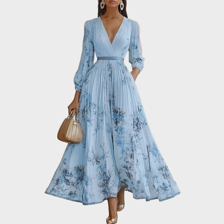 Darla - Pleated Elegance Dress