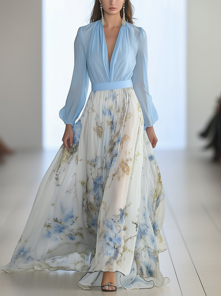 Savannah™ | Beautiful Maxi Dress with Floral Print