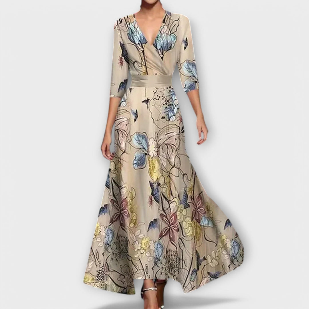 Sierra - Elegant Printed Dress