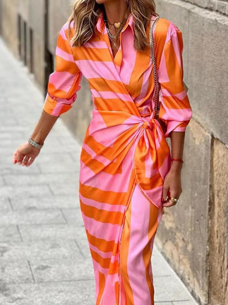 Daniela™ | Printed Wrap Dress