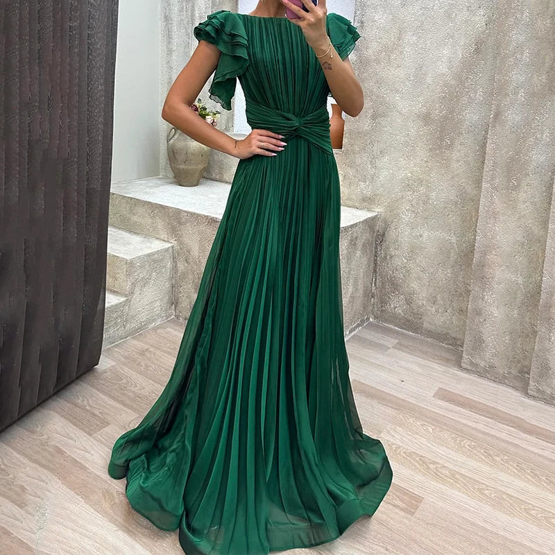 Victoria™ | Pleated Evening Dress