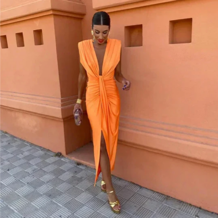Evelyn™ | Elegant Pleated Dress