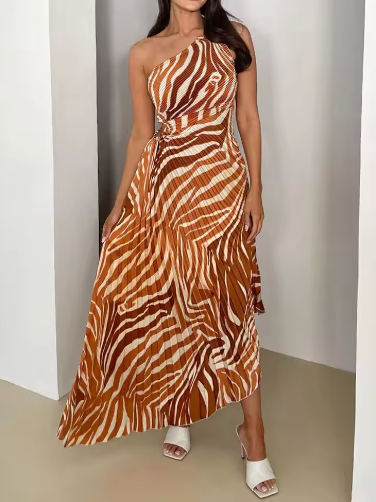 Alice™ | Vibrant Tropical Evening Dress