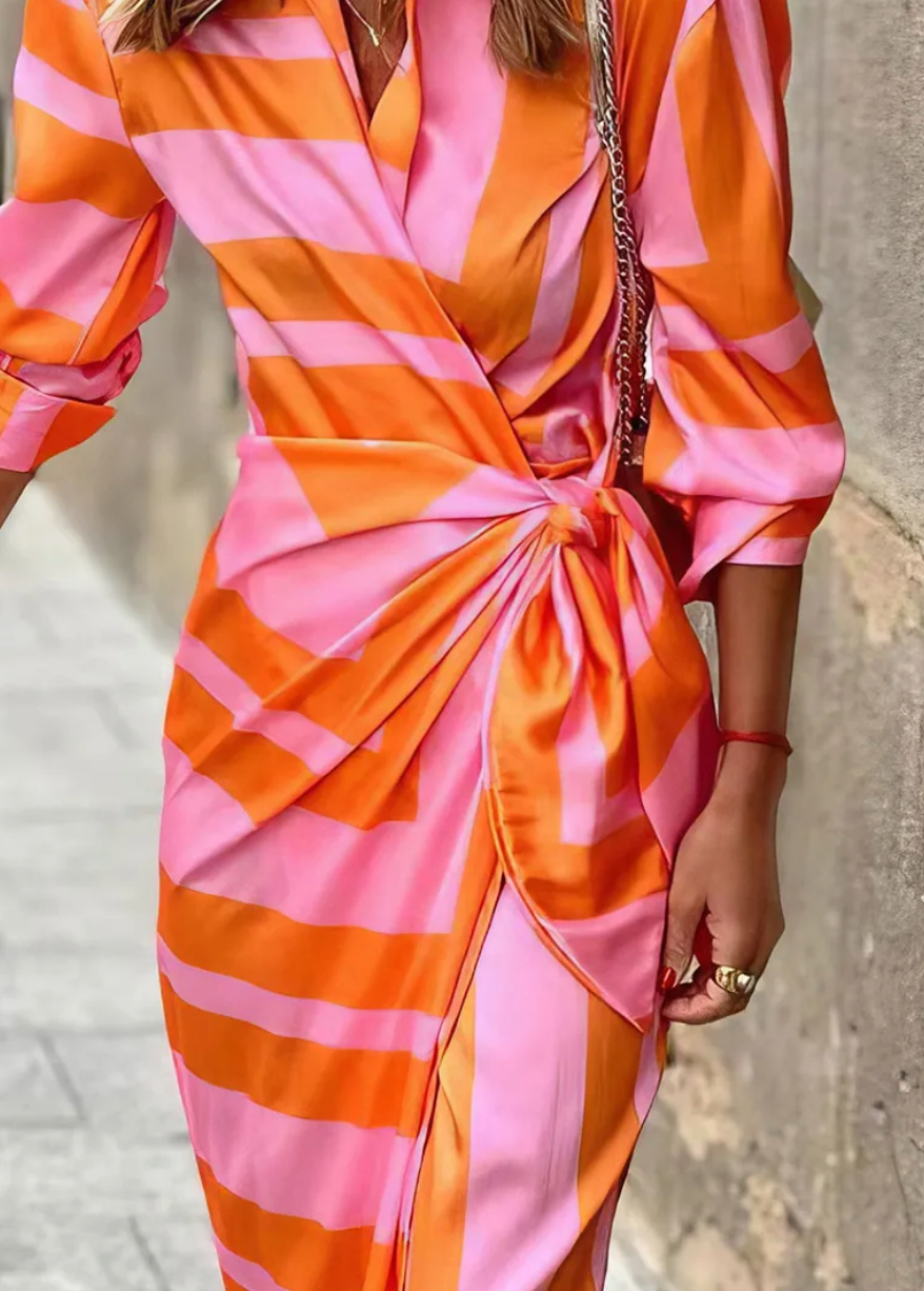 Daniela™ | Printed Wrap Dress