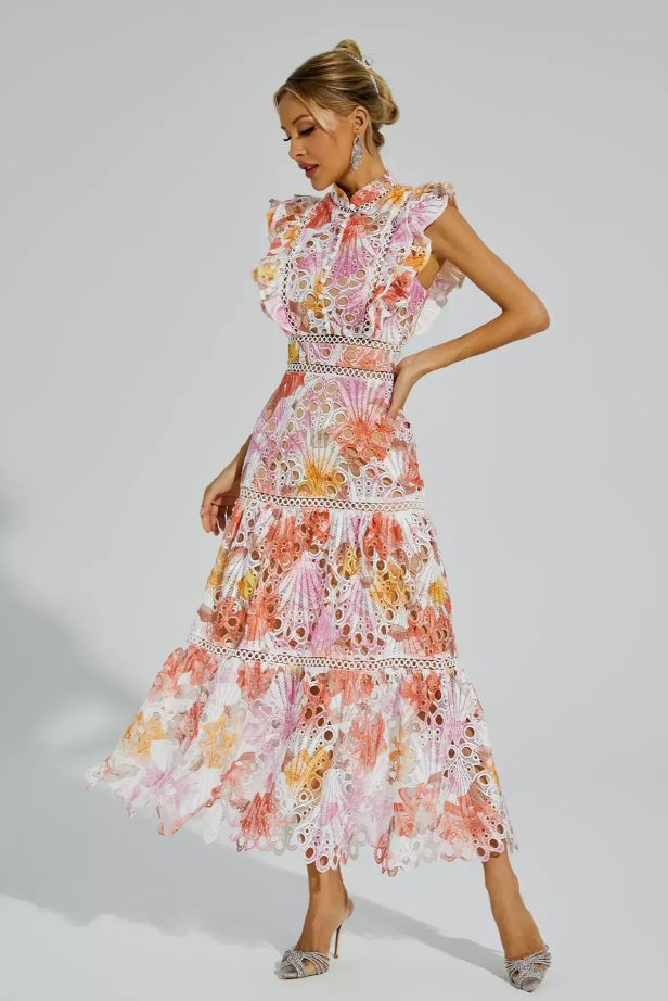 Rebecca | Hollow Sleeveless Maxi Dress