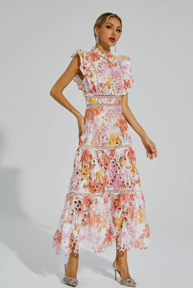 Rebecca | Hollow Sleeveless Maxi Dress