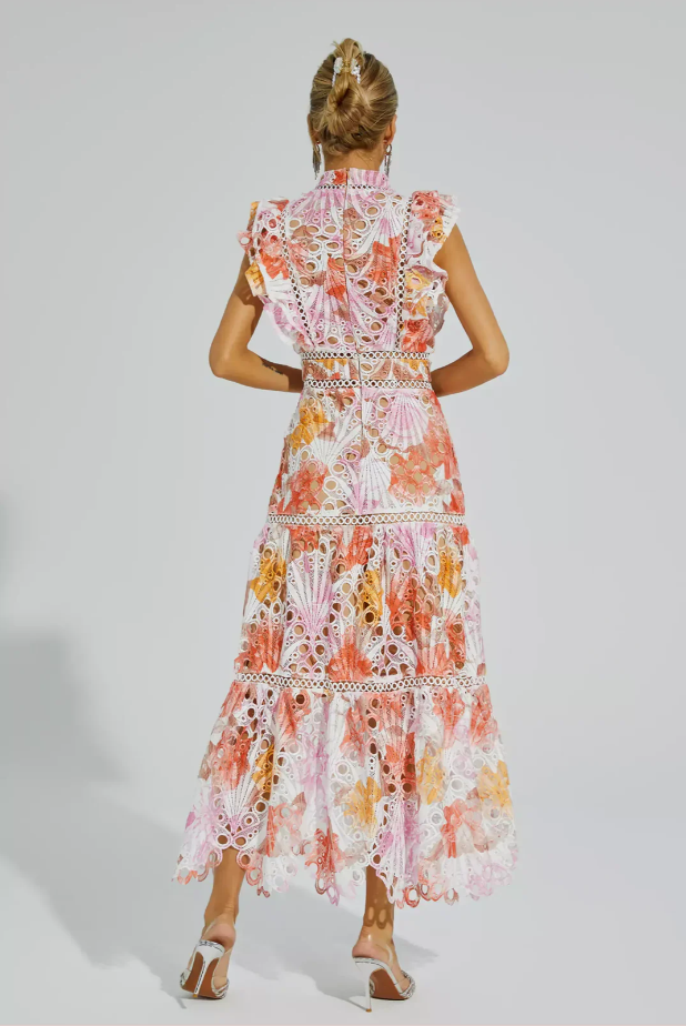 Rebecca | Hollow Sleeveless Maxi Dress