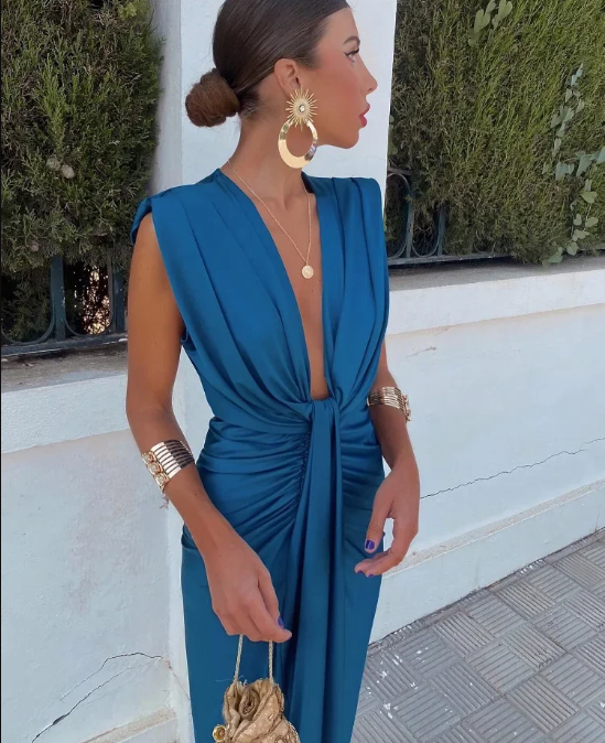 Evelyn™ | Elegant Pleated Dress