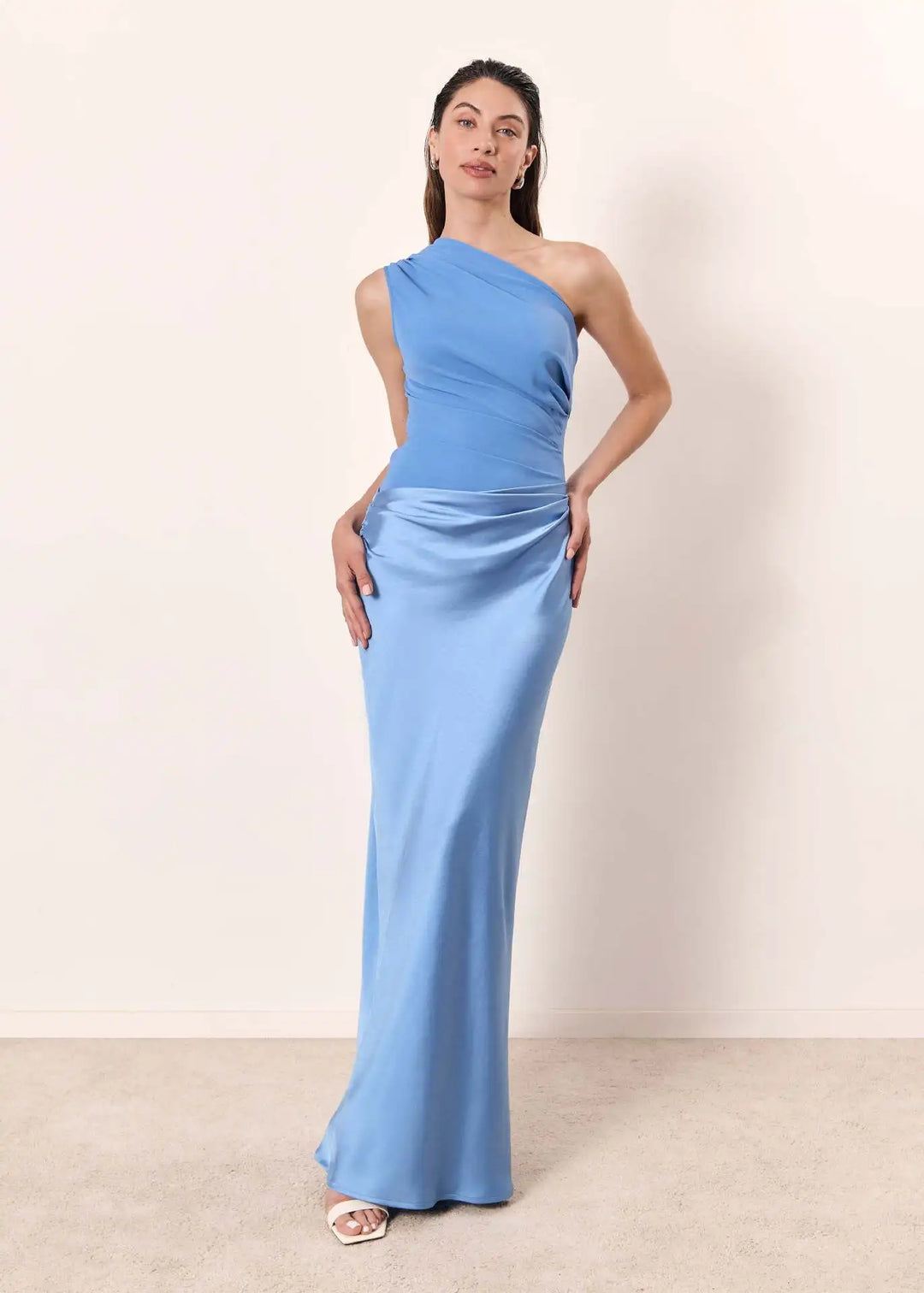 Isabella™ | Maxi Dress with a Gilt in Satin