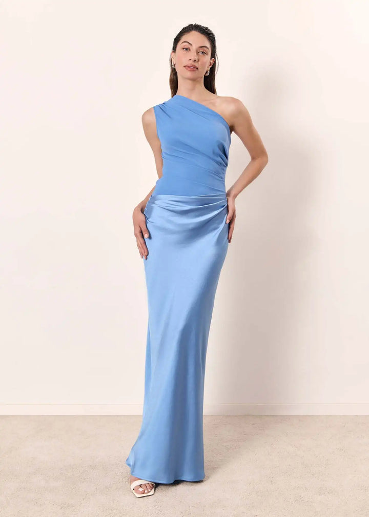 Isabella™ | Maxi Dress with a Gilt in Satin
