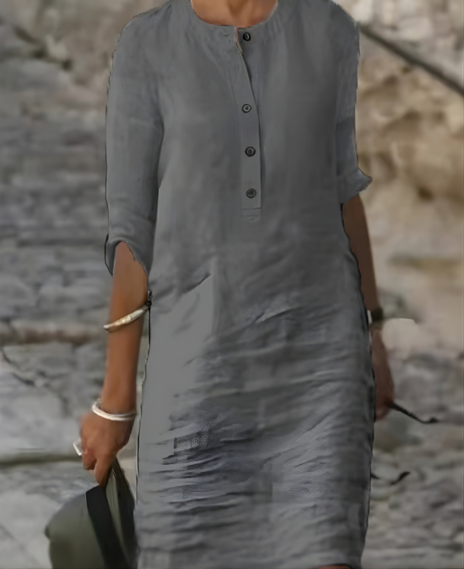 Claudia | Button Casual Dress