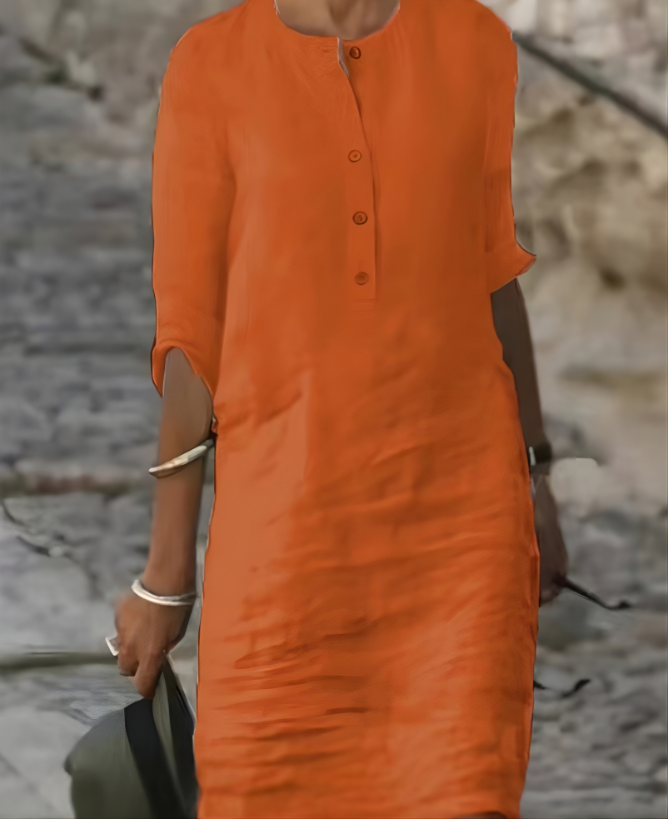 Claudia | Button Casual Dress