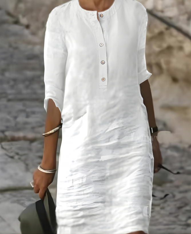 Claudia | Button Casual Dress