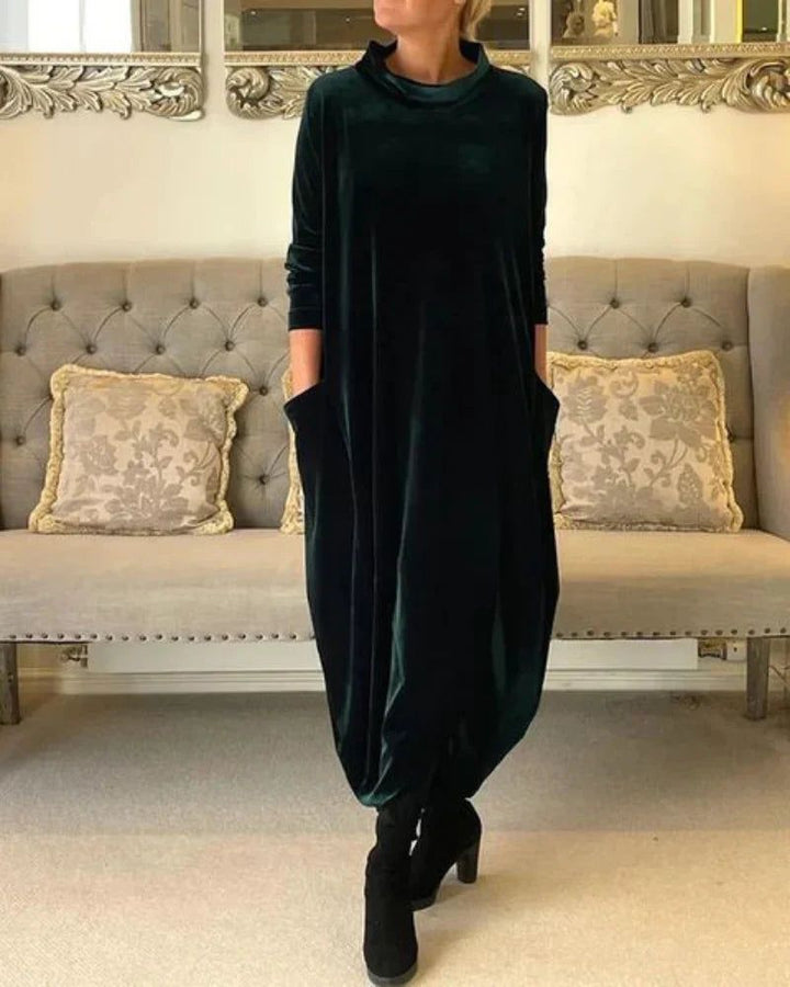 Rose | Relaxed Velvet Dress