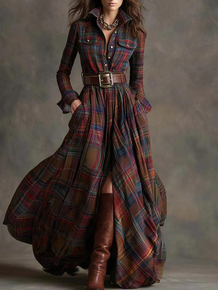 Serena | Belted Shirt Dress