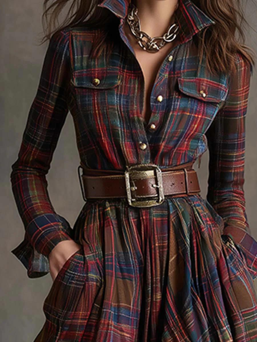 Serena | Belted Shirt Dress