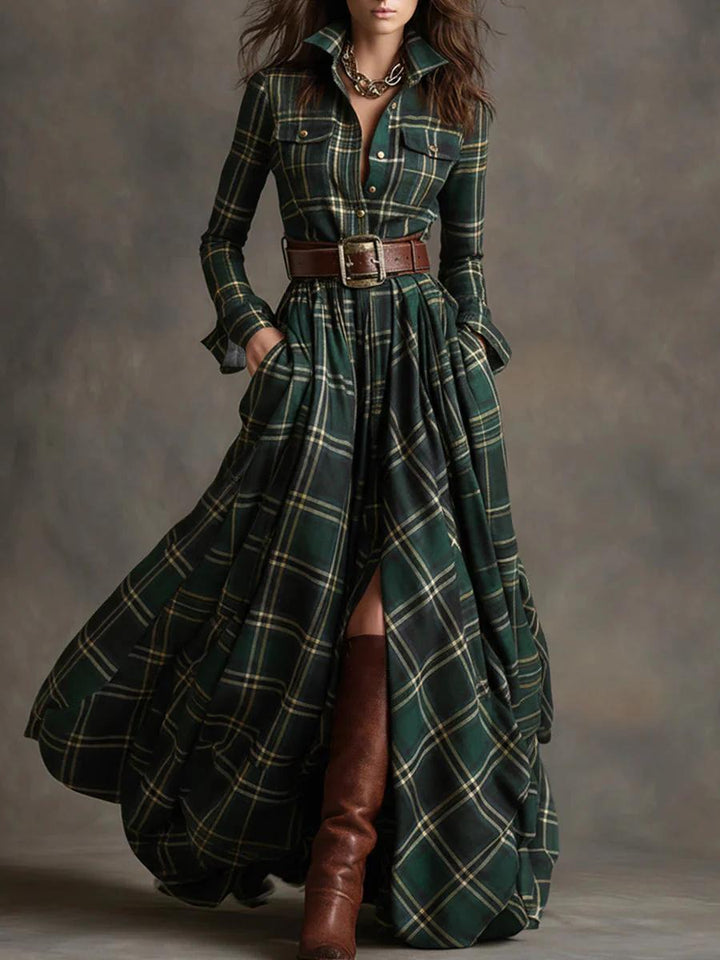 Serena | Belted Shirt Dress