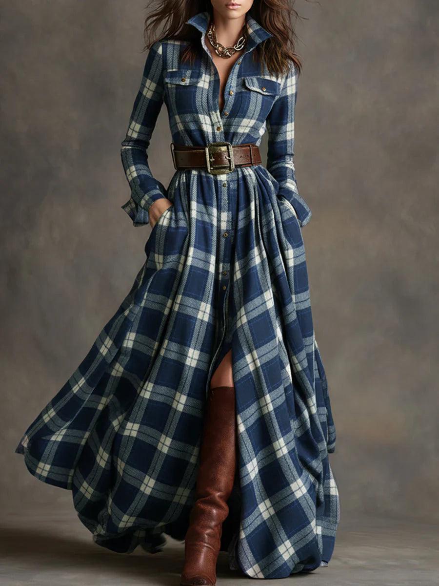 Serena | Belted Shirt Dress