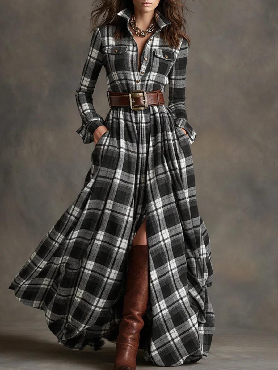 Serena | Belted Shirt Dress