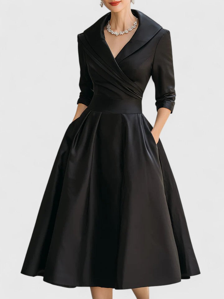 Suzanna - Elegant Midi Dress