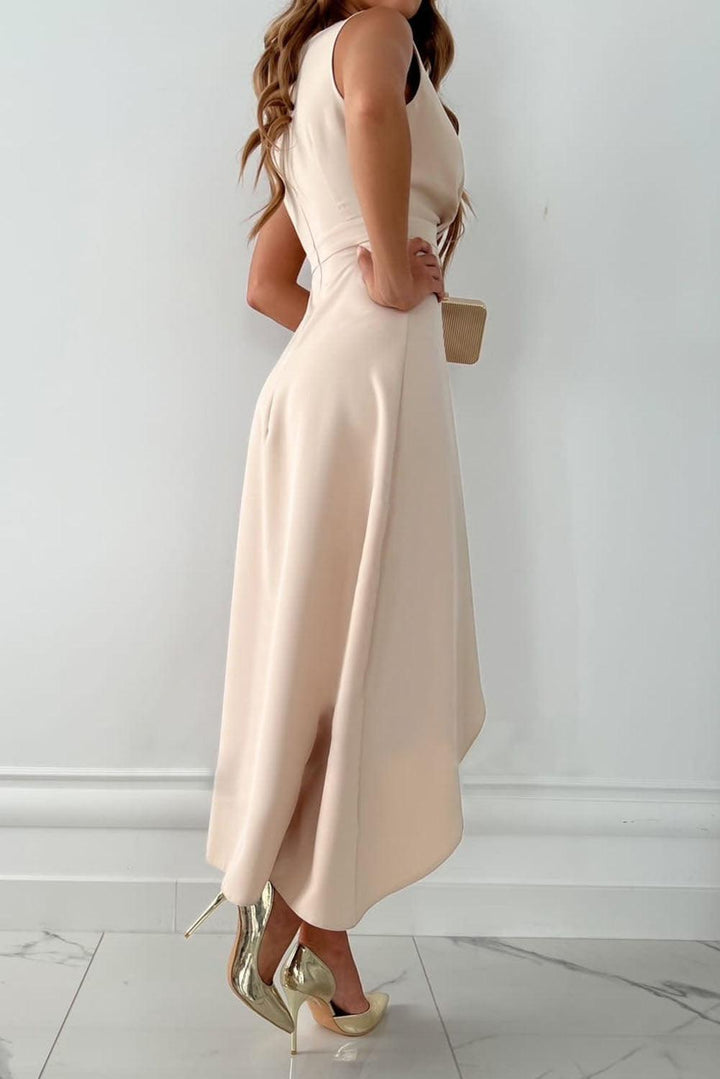 Sophia™ | Midi Wrap Dress with V-Neck