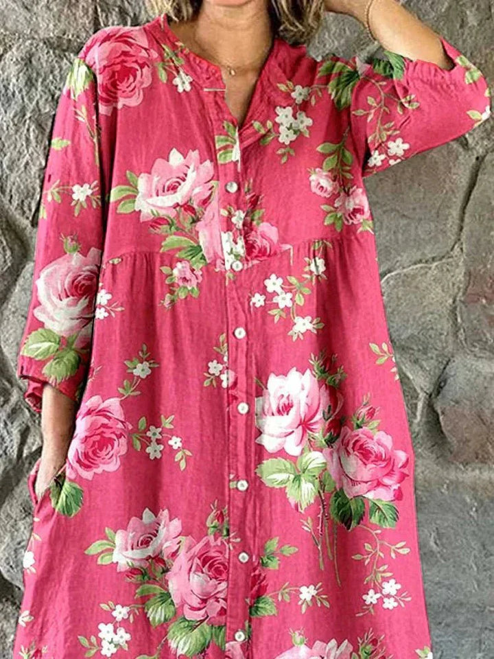 Keely | Art Floral Dress
