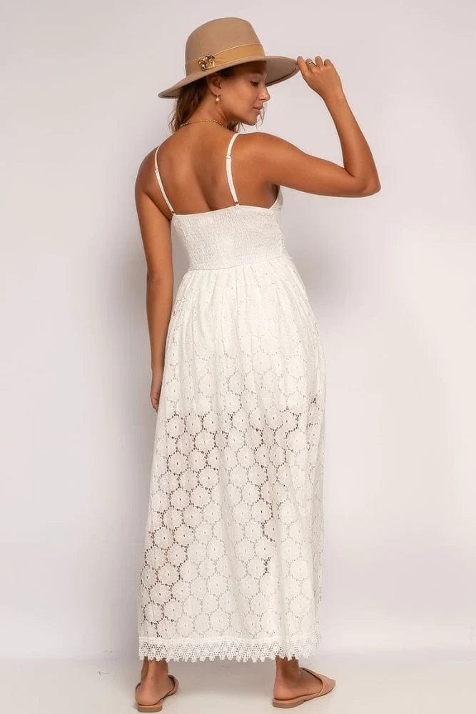 Savannah™ - Chic White Hawaii Dress