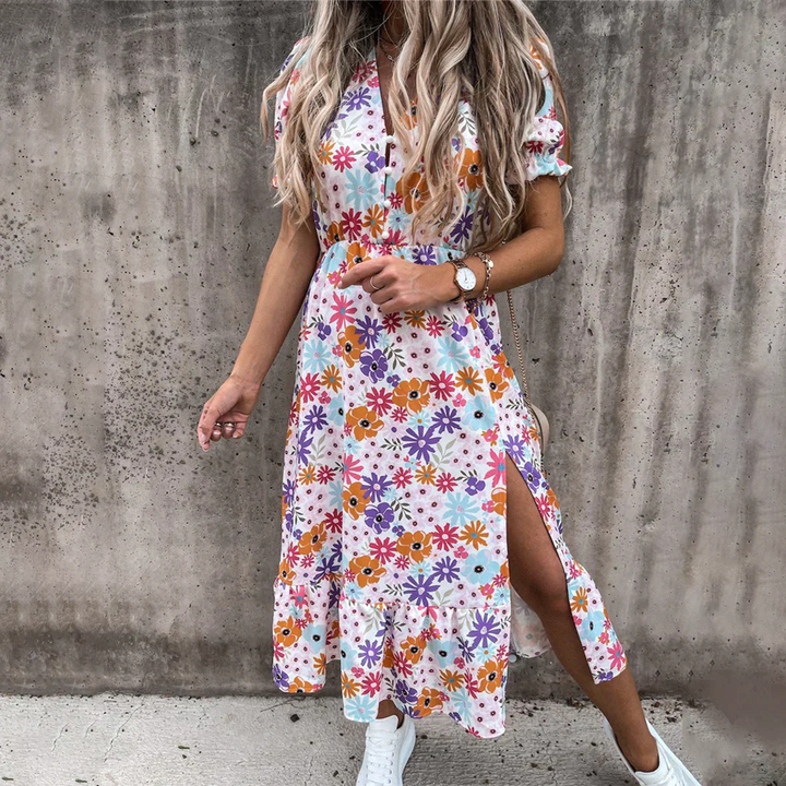 Noara - Floral Casual Dress