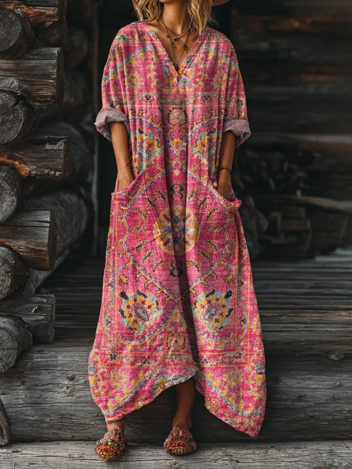 Moonlight | Vintage Boho Dress with Pockets