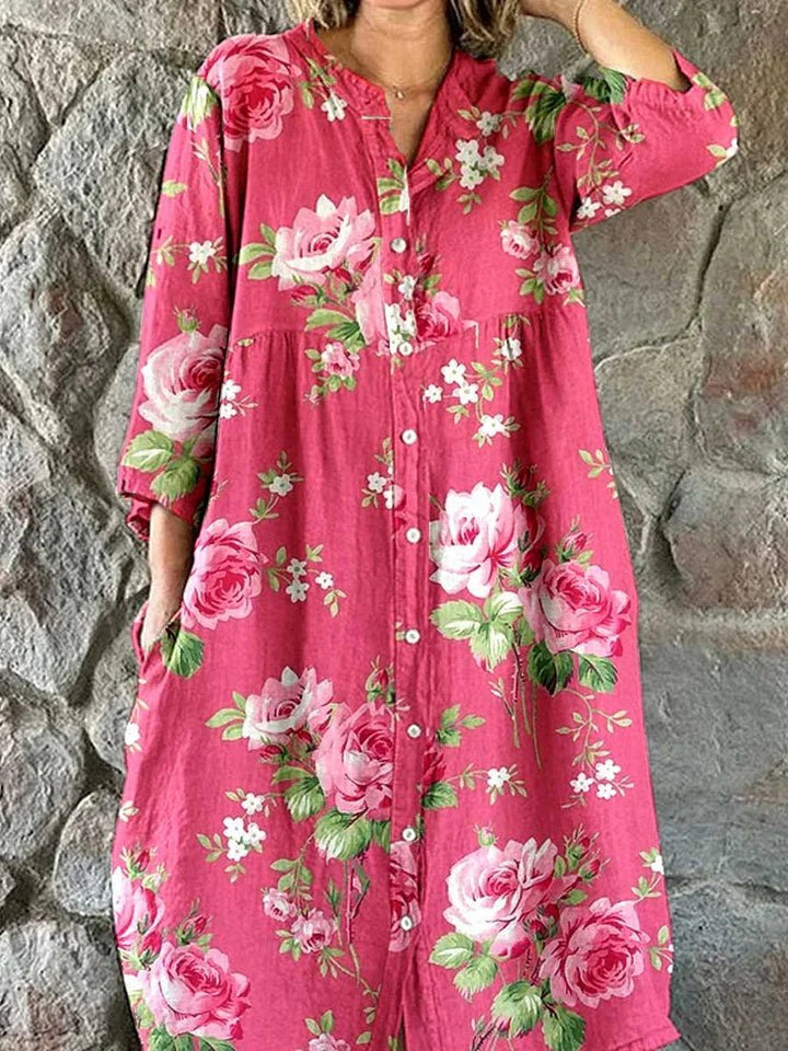 Keely | Art Floral Dress