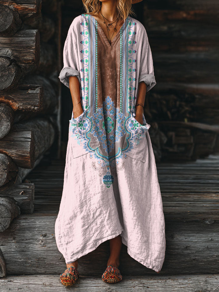 Moonlight | Vintage Boho Dress with Pockets