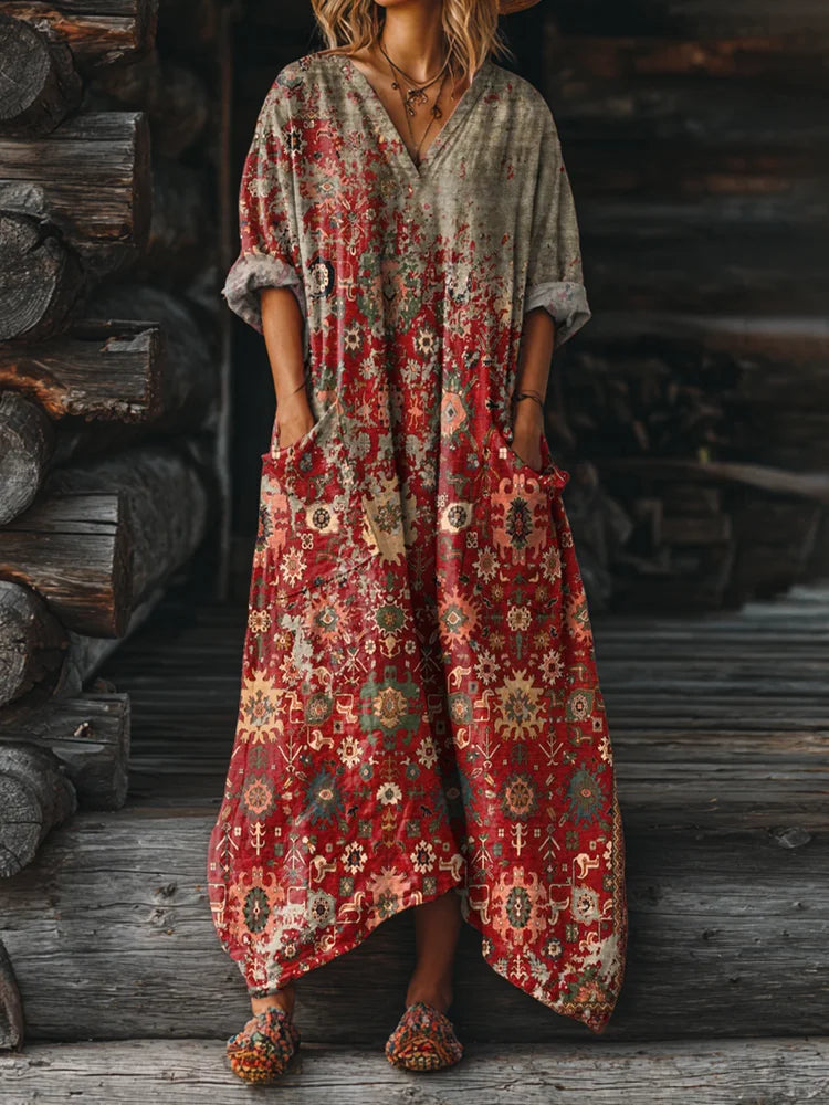 Moonlight | Vintage Boho Dress with Pockets