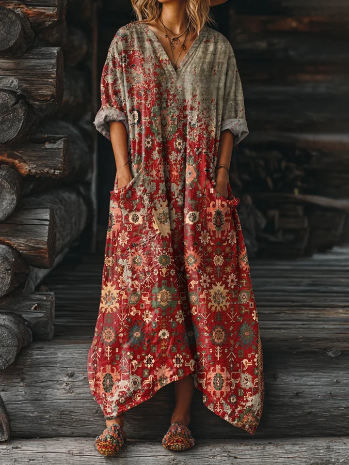Moonlight | Vintage Boho Dress with Pockets