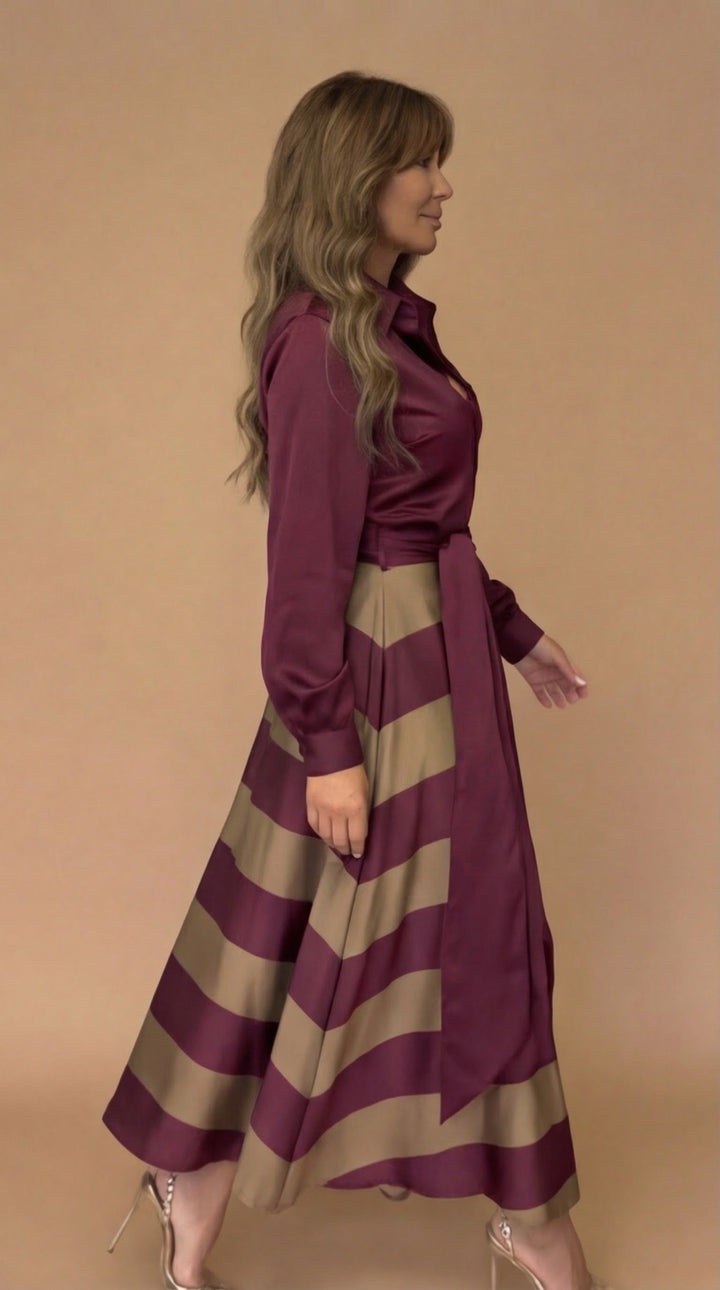 Harper™ | Striped Maxi Dress