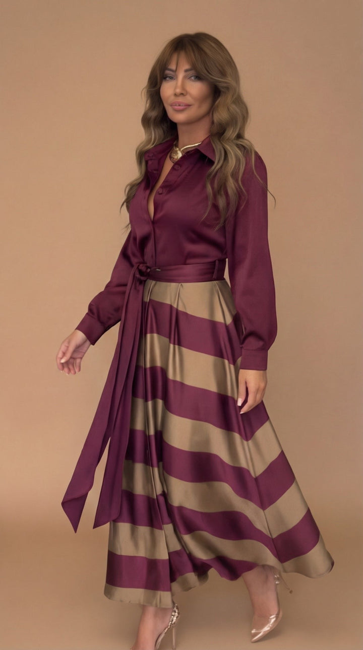 Harper™ | Striped Maxi Dress