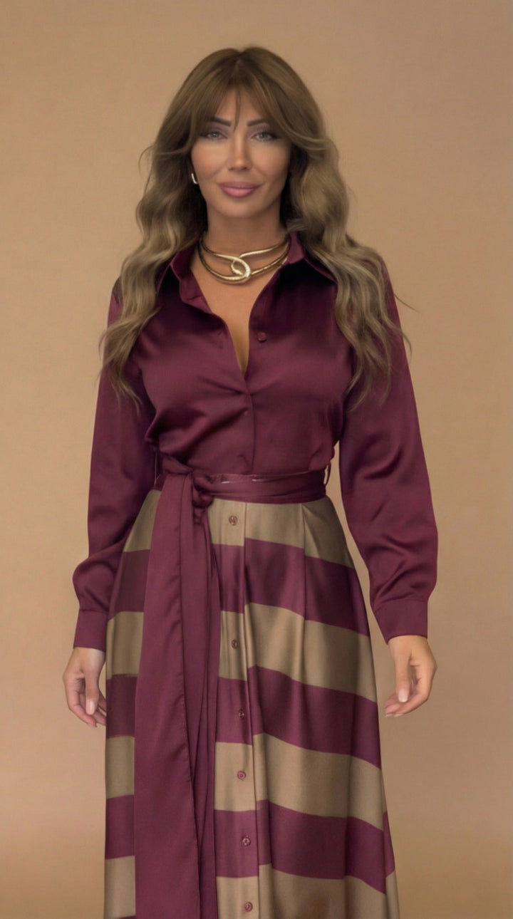 Harper™ | Striped Maxi Dress