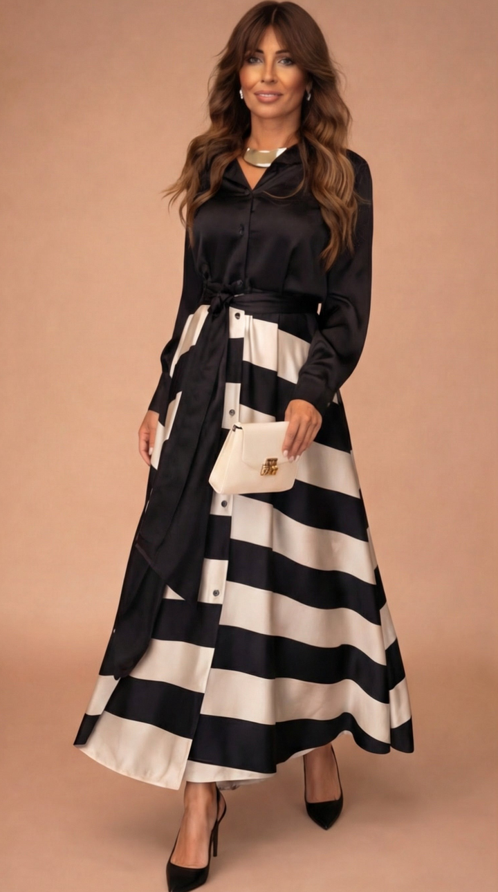 Harper™ | Striped Maxi Dress
