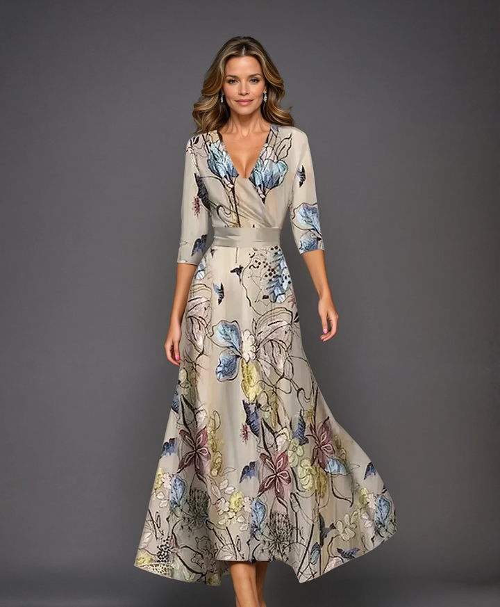 Layla™ | Chic Dress with Floral Print