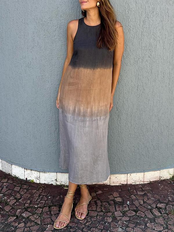 Florelle - Casual Gradient Dress